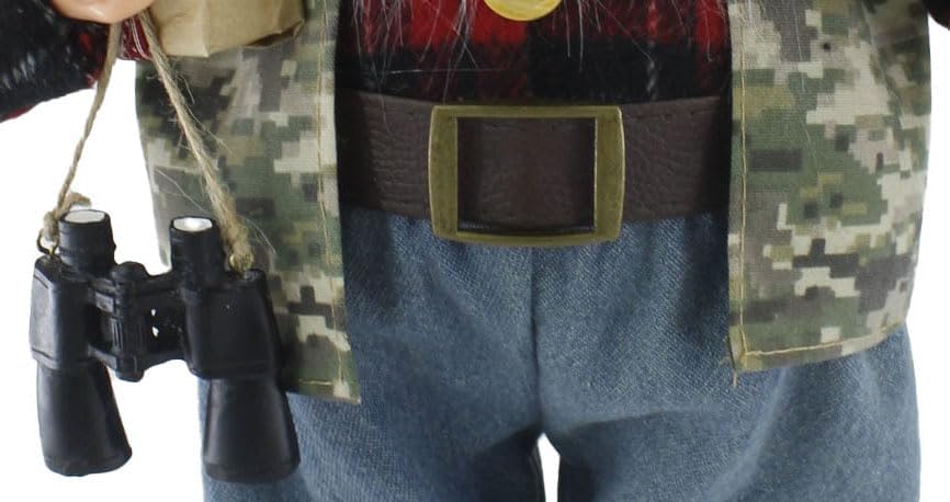 Miniatura 8 de Windy Hill Collection 16" Camuflaje Woodsman Santa Claus 163038