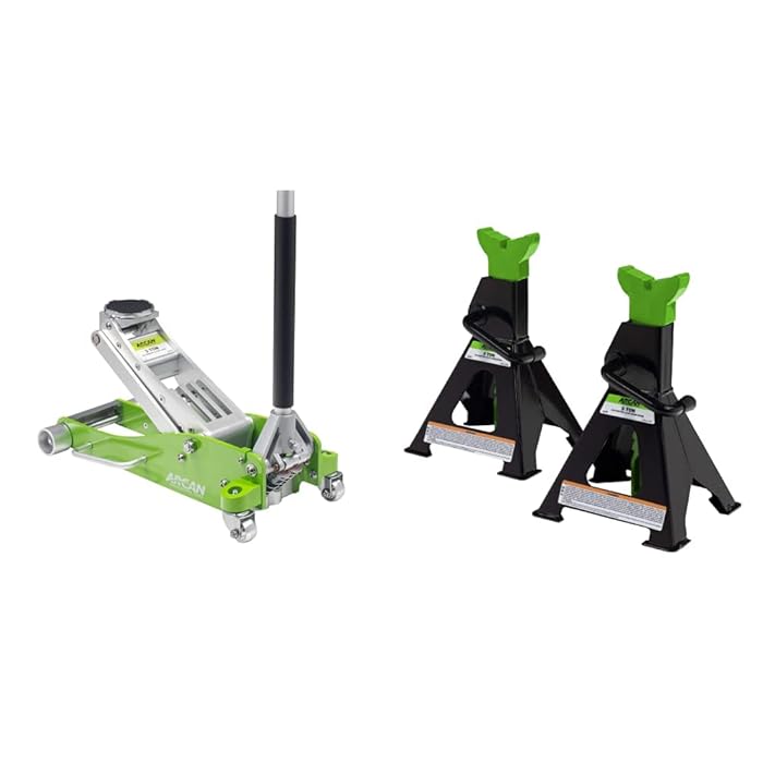 Buy Arcan 3Ton Quick Rise Aluminum Floor Jack with Dual Pump Pistons