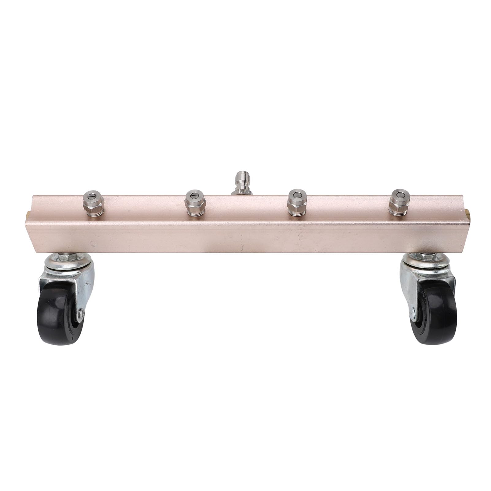 Alta Presión Acero Inoxidable Bajo Limpieza Automática Eficiente Lavadora para Enjuagar Chasis Del Automóvil, Limpieza Municipal, 1/4 Conector Oro Rosa, 12.6", Lavadora de carrito