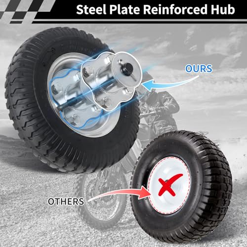 Image of Tayizoo Dirt Bike Training Wheels,Compatible with honda CRF50 XR50 Z50 Z50R yamaha PW50 TTR50 razor MX350 MX125 MX400 etc most 50CC 49cc Dirt Bike 1 Set