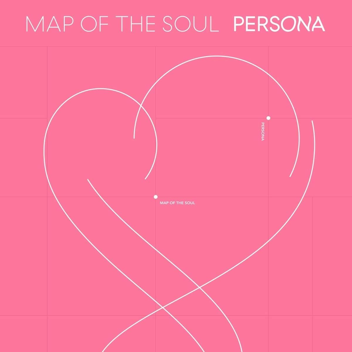 BTS Map of The Soul : Persona [Ver. 01] - Pack of CD, Photobook, Photocard, Folded Poster with Pre Order Benefit, Extra Decorative Sticker Set, Photocard Set