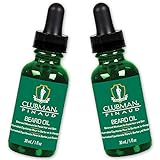 Clubman Pinaud Beard Oil, Balanced Moisture for Facial Hair and Skin, 1 oz x 2 pack