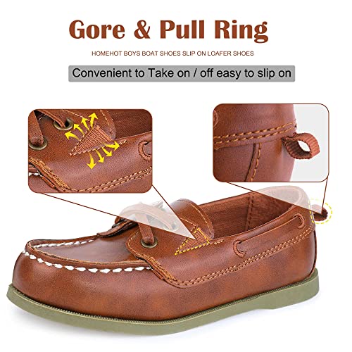 HOMEHOT Boys Dress Shoes Casual School Shoes Slip on Boys Loafers (Toddler/Little Kid/Big Kid)4