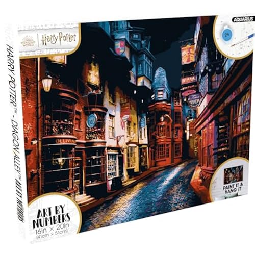 Harry Potter Diagon Alley Art By Numbers 16 X 20