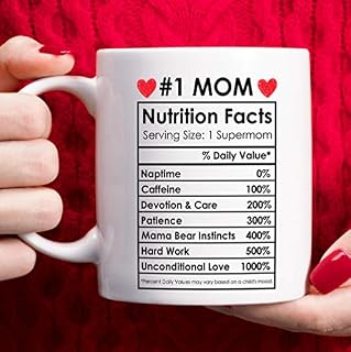 Mothers Day Gifts Mom Birthday Gifts from Daughter, 1 Mom Funny Coffee Mug