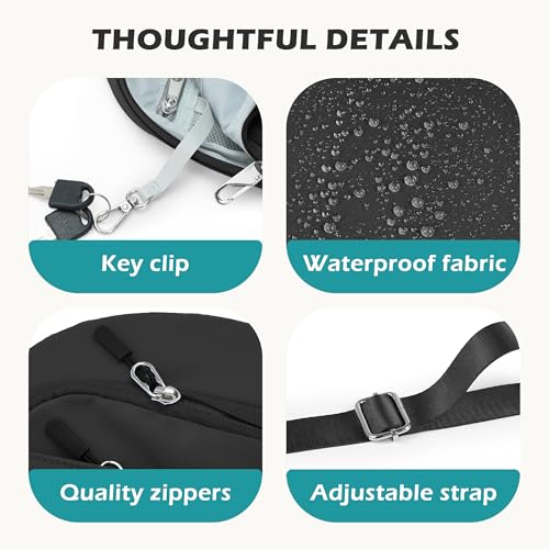 TOPEAST Anti-Theft Crossbody Travel Bag