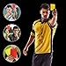 Bewudy 16pcs Soccer Cards Set Red Yellow Cards Referee Warning Penalty Card Soccer Referee Card Warning Ejection for Umpire Judge for Sport Competition Training