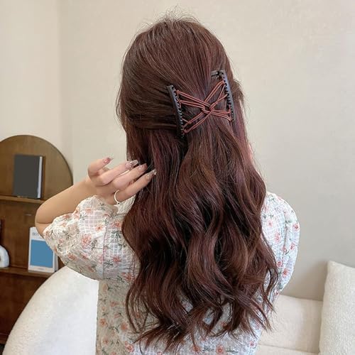 Peine elástico ajustable negro para cabello miniatura 4