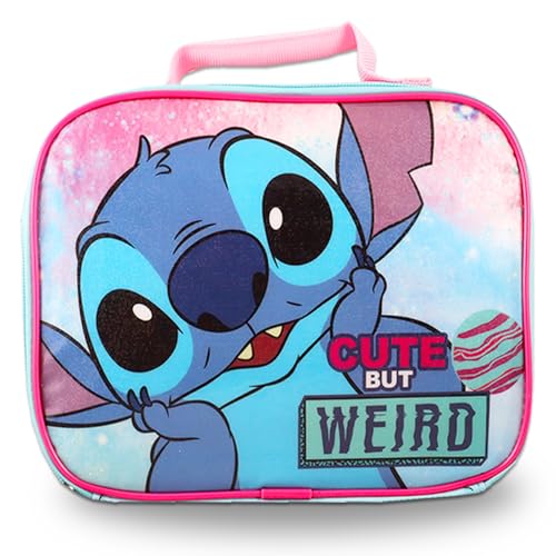 Stitch Backpack with Lunch Box for Kids Set - Bundle with 16" Backpack, Lunch Bag, Folders, Notebook, Water Bottle, Stickers, More | Lilo and Stitch School Supplies for Girls3