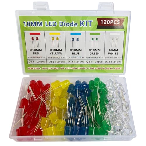 Kit LED 10mm multicolore pour remplacer vos voyants et réussir vos circuits Arduino