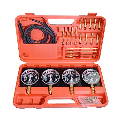 Alltooetools Universal Vacuum Carburetor Synchronization Balancer Gauge Carb Synchronizer Adjustment Tool Kit Compatible with Motorcycle BMW Honda Yamaha Kawasaki Suzuki GS KZ XS CB 550 650 750