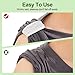 URTERYSER Jerseys Sleeve Bands Sleeve Strap for Shirts with Hook and Sleeve Fasteners Sleeve Holders for Sports Activities