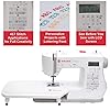 SINGER C7290Q Computerized Sewing & Quilting Machine with Extension Table, 12 Presser Feet & Accessories|417 Stitch Applications, 1-step Buttonhole Styles, Alphabet, LCD & Built-in Needle Threader