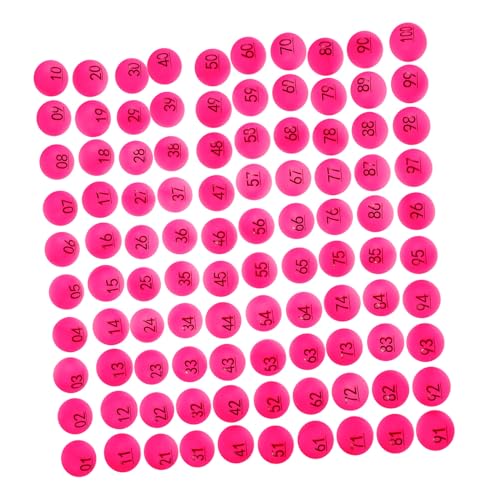 Balles de tombola plastique 1-100 Gatuida pour soirée bingo en famille