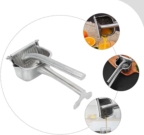 Miniatura 3 de INOOMP Manual Stainless Steel Fruit Juicer Handheld Citrus Squeezer for Lemon Mango Watermelon Juice Maker Non-electric Kitchen Tool for Household