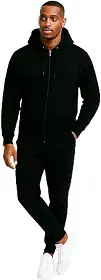 Conjunto Moletom Masculino com Zíper e Capuz Blusa E Calça Jogger