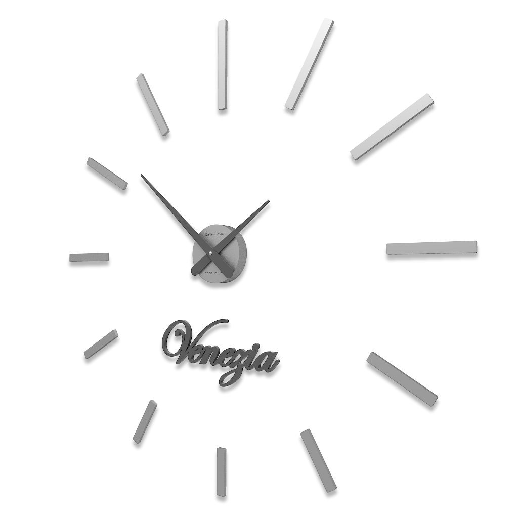 CalleaDesign Venezia Horloge murale modulaire, Blanc.