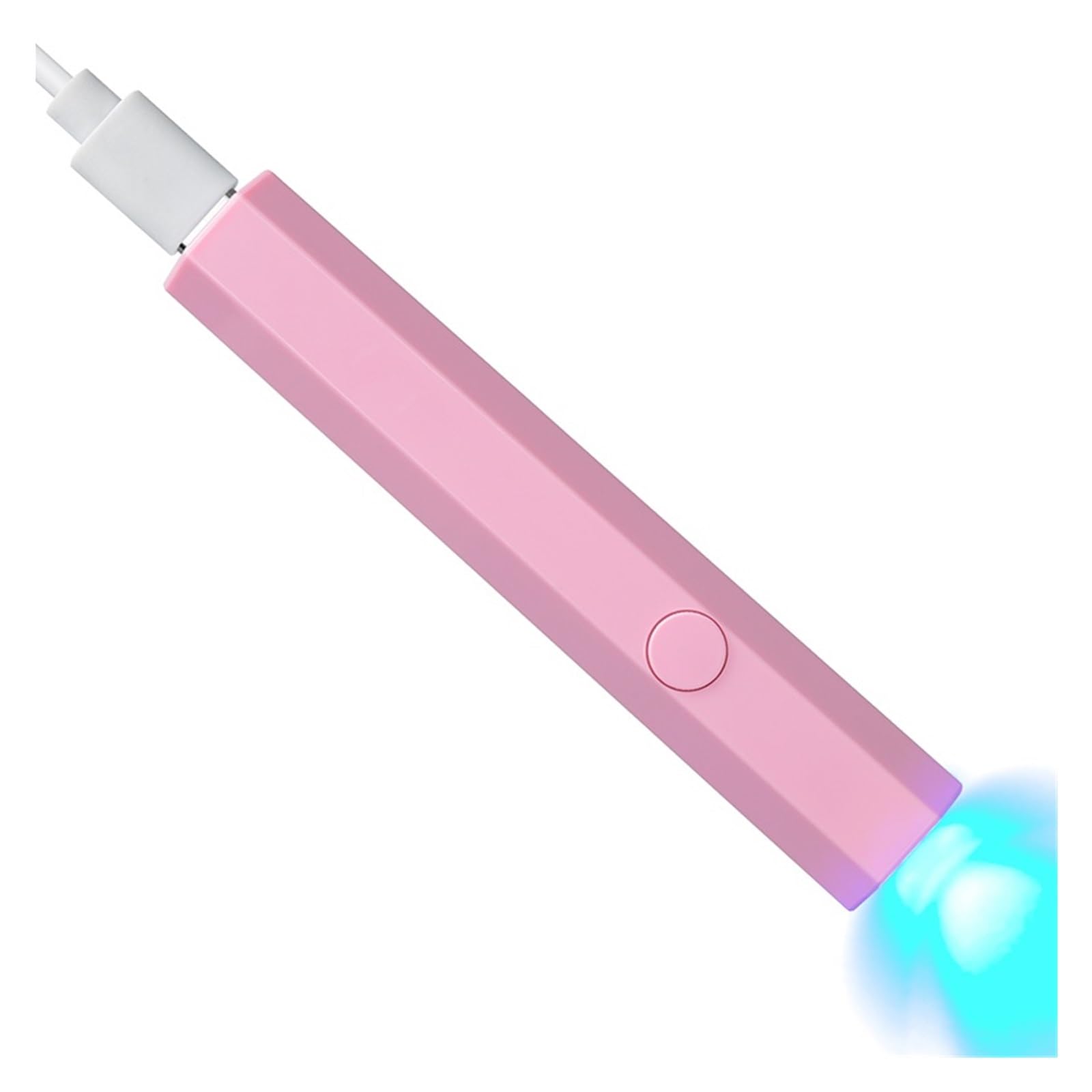 Lampada per polimerizzazione in resina UV, Mini essiccatori for unghie LED UV 3W Lampada portatile for asciugatura rapida delle unghie Mini torcia elettrica ricaricabile USB for strumenti for saloni d