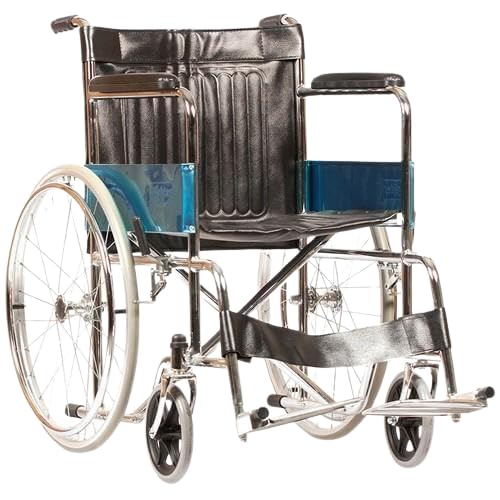 Karma Fighter C, Self-Propelled Manual Wheelchair, Mild-Steel Frame, Everyday Use, Steel Chasis, Sturdy X-Frame Folding Mechanism with Onsite Warranty Along with Spare & Service Support-image-32