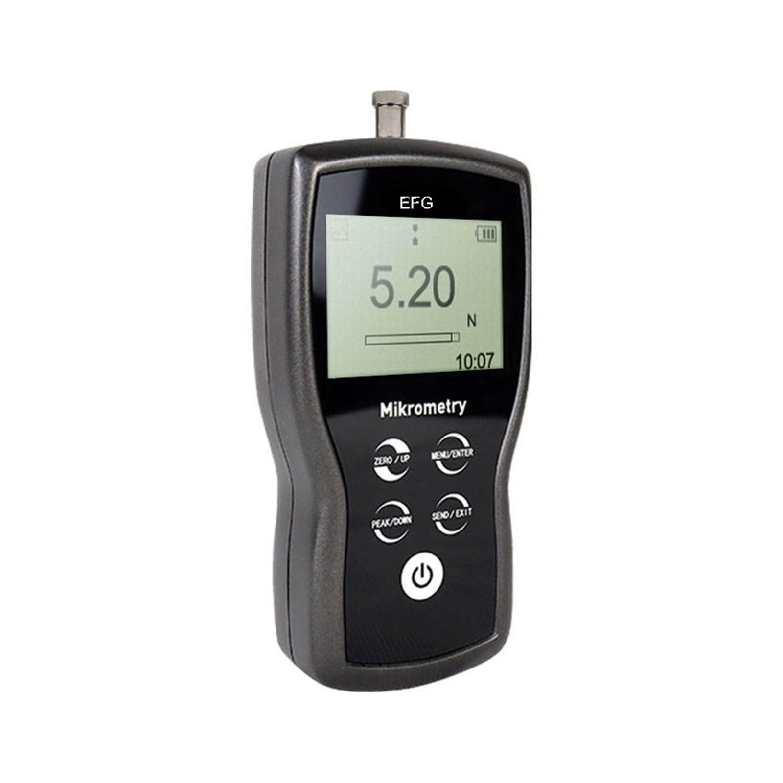 Force Gauge, EFG 5N-200N Digital Force Gauge with Backlight Display Electronic Push Pull Force Gauge Digital Dynamometer Portable Pull Tester