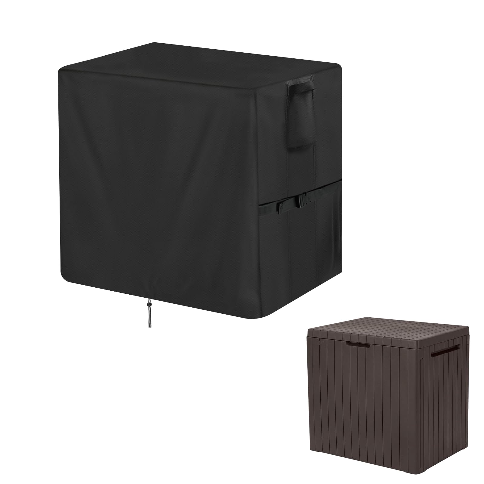 Jungda Outdoor Storage Box Cover for Keter 30 Gallon Resin Deck Box