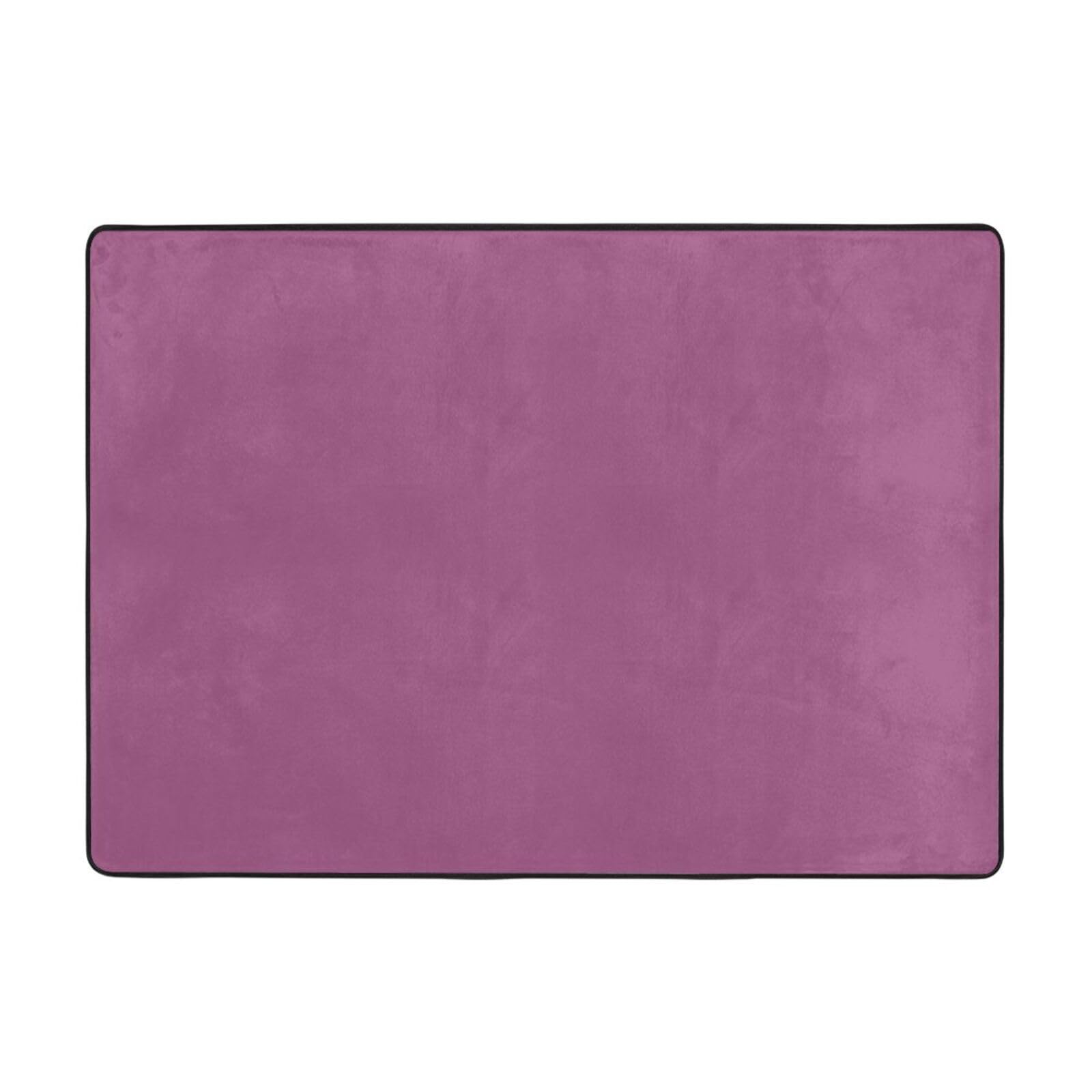 Tapis rouge raisin uni salon grand format 203 x 147 cm