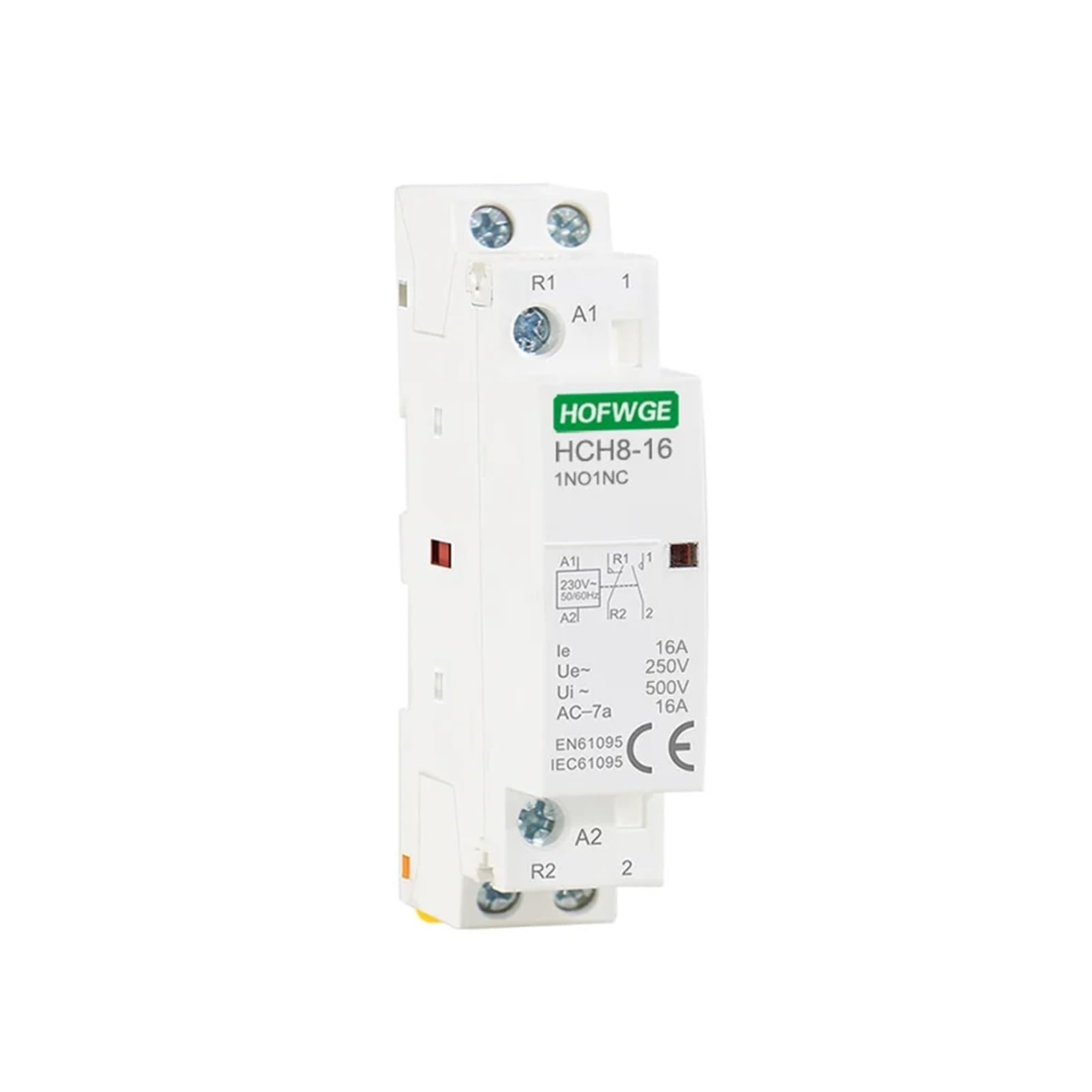 Contacteur 2P 1NO1NC HCH8-16 pour isoler un circuit et couper les appareils - 5