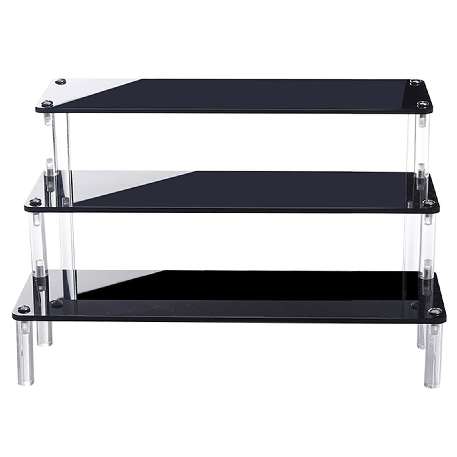 Buxuaaaa Three Layer Acrylic Display Stand for Model Collectibles Blinds Box Doll Ornaments Rack for Offices and Homes Portable Toy Figurine Display Stand