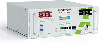 48V 100Ah Semi Solid State LiFePO4 Lithium Deep Cycle Rechargeable Battery | 5000-10000 Life Cycles & 15-Year Lifespan | Built-in BMS | Home, Cabin, Off-Grid, Solar | 51.2V