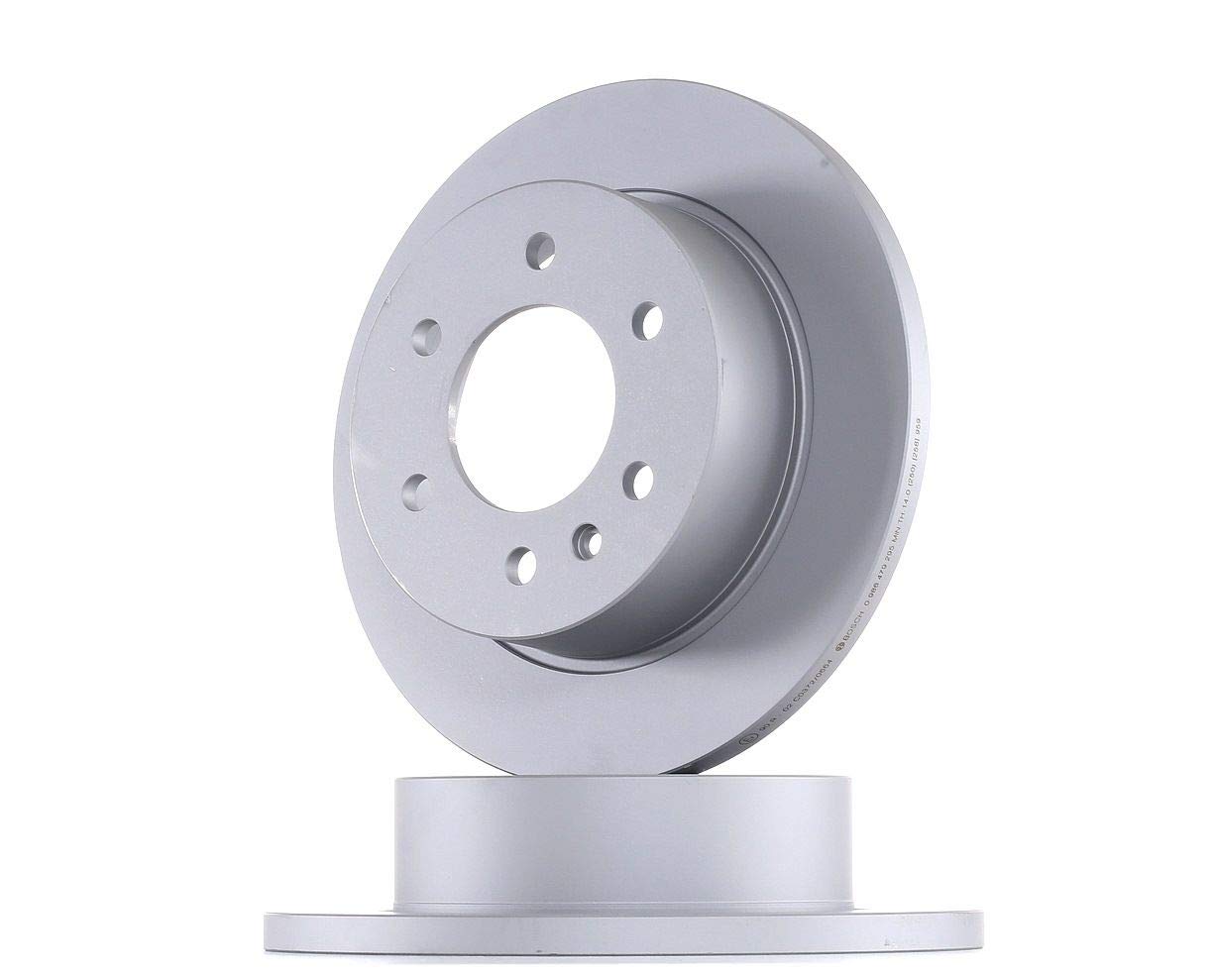 BOSCH Set Dischi Freno BD1158 - Dischi Freno Ventilati di Ghisa di 298mm - Asse Posteriore - Conformi al regolamento ECE-R90 - Ottimizzati per Ridurre Rumore, Calore e Corrosione - 2 Dischi