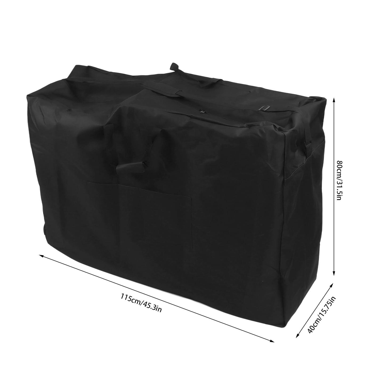 Torba Podróżna Rollator, Wodoodporna Torba na Wózek Inwalidzki do Składanego Chodzika Torba Transportowa na Wózek Inwalidzki z Tkaniny Oxford o Dużej Pojemności, 45,3 X 31,5 X15,7