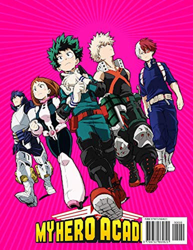 My Hero Academia Coloring Book: The best Manga Anime