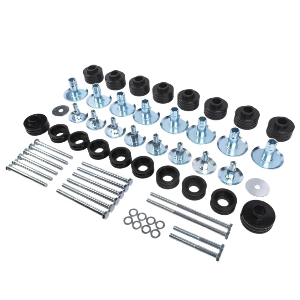 Bvxnbpwtx Onecolor Body Mount Bushing Kit Kf04058bk Compatible With F250 F350 Super Duty 1999-2007 2Wd 4Wd