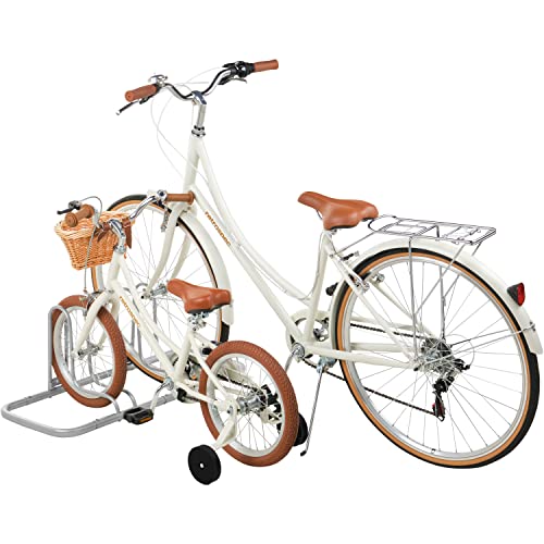 Image of Retrospec Stash Rack 2, 4 & 5 Bike Floor Stand Bicycle Storage Organizer for Mountain Bike, Road Bike, Weather Resistant Fine Powder Steel Coating Fits Wheels up to 3 inch | for Mountain Bike, Road Bike, Weather Resistant, Fits Wheels up to 3 inch