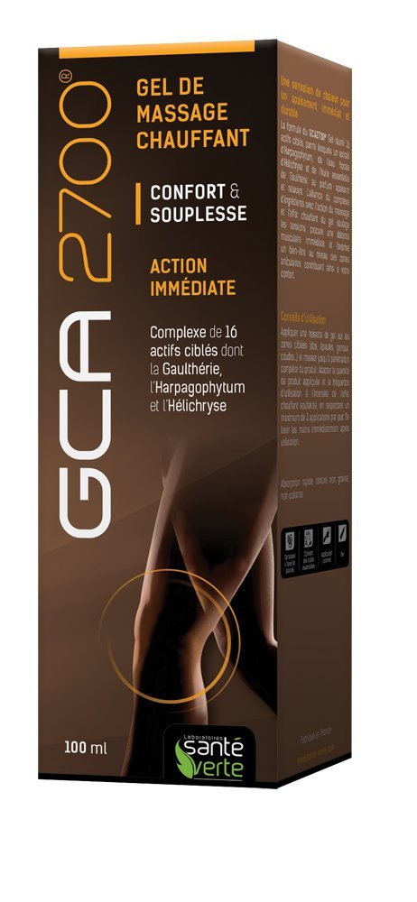 Salud Verde – confort articulaciones GCA 2700 Kit completo – 3 meses de tratamiento de + Gel de masaje