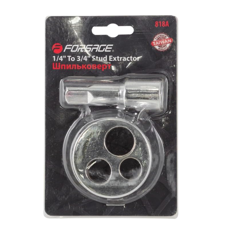 FORSAGE Universal Stud Screw Extractor Adjustable 1/2" (6-19mm), in blister