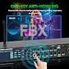 AX-666 Professional Karaoke Processor KTV Mixer with Dual Wireless Microphones, Digital Pre-Stage Effector Audio Vocal Effects Processor System with DSP Anti-Howling USB MP3 Bluetooth Optical