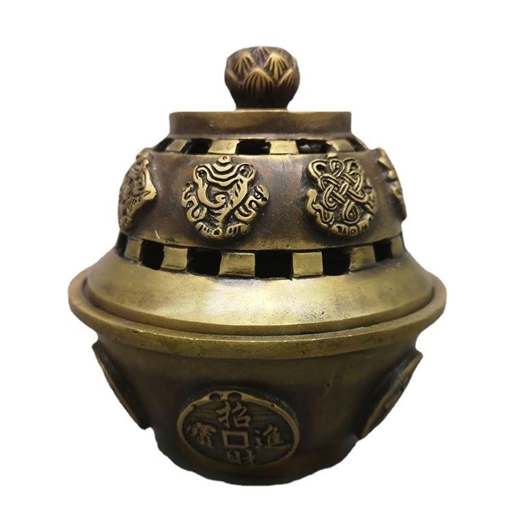 Incense Burner Office Copper Ornaments Antique Brass Incense Burner Home Decoration Waterfall Incense Burne