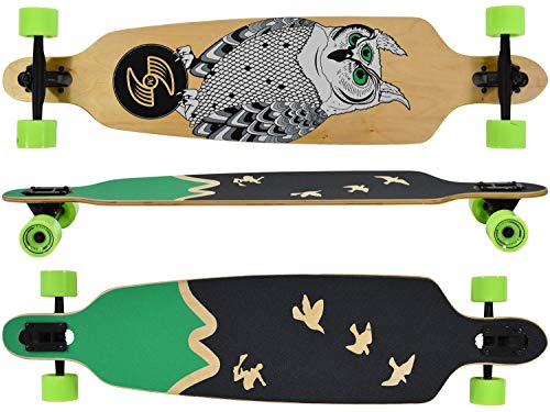 MAXOfit Longboard in verschiedenen Designs mit hochwertigen Ahorn/Bambus...