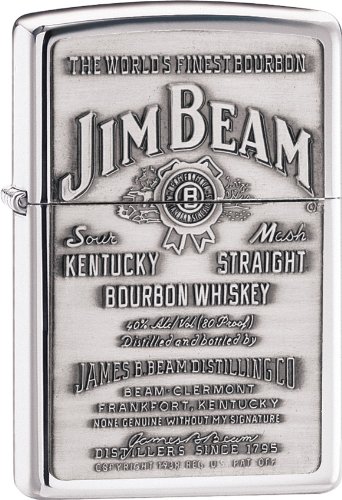 Preisvergleich Produktbild Zippo Jim Beam Pewter Emblem.