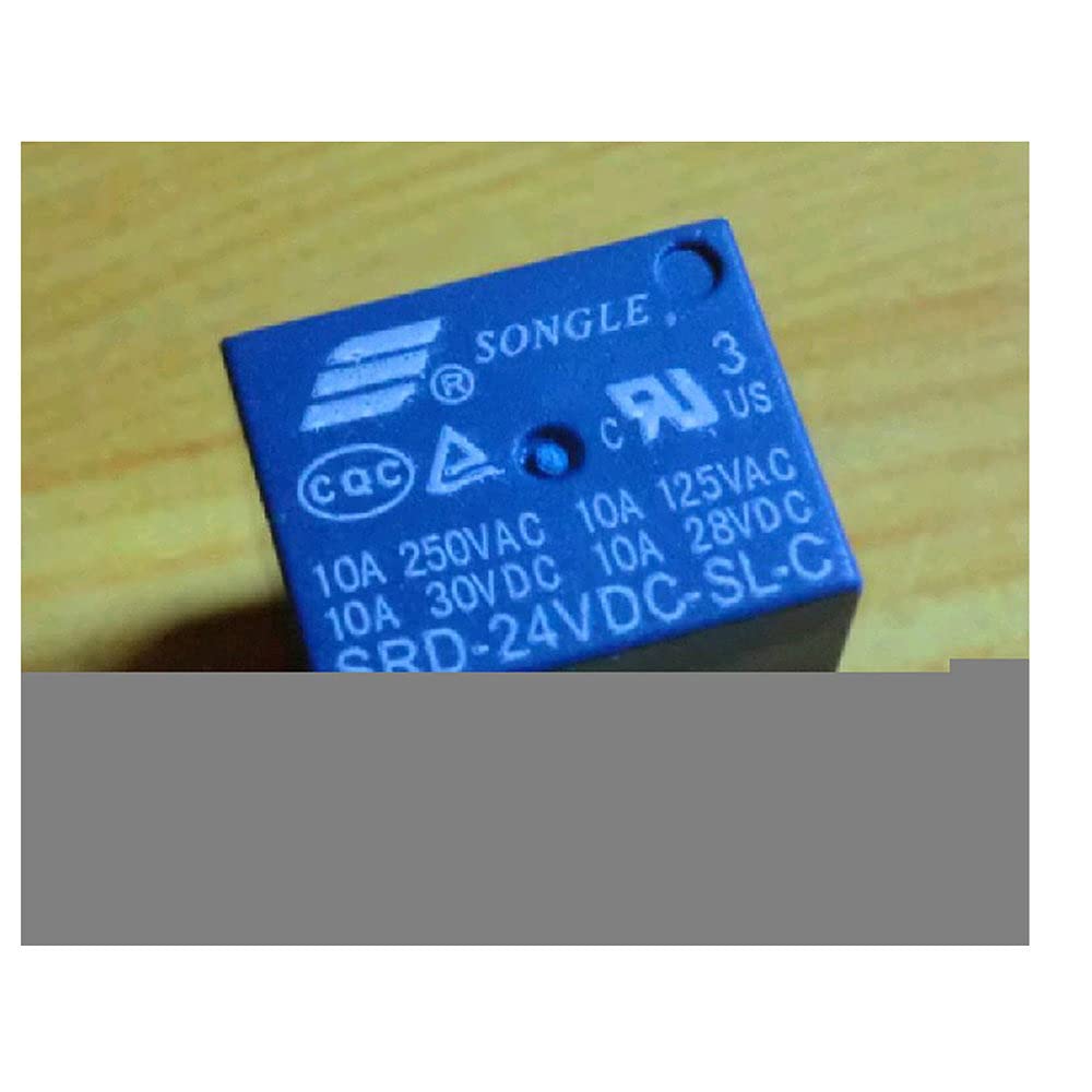 10pcs SONGLE Relay 24V DC SPDT Relay SRD-24VDC-SL-C
