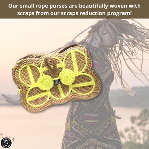 Nomadic State of Mind Woven Rope Purse for Women | Handmade Crossbody Shoulder Bag | Small Handbag | Artistic One-of-a-Kind3