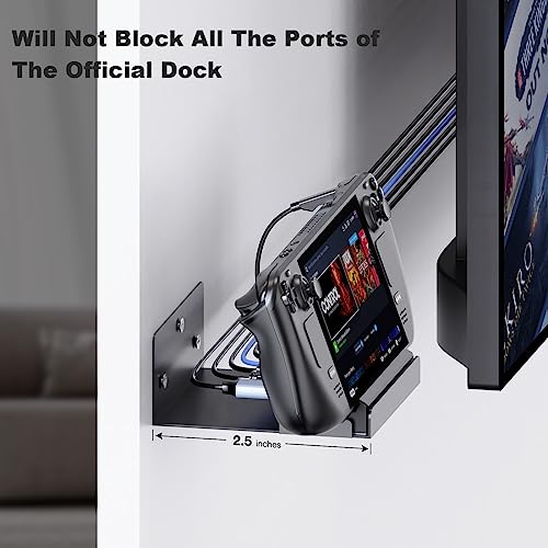 KUNSLUCK Wall Mount for Steam Deck Dock Official, Steam Deck Dock Wall Mount Stand, Mount Your Steam Deck on The Wall or Near TV by KUNSLUCK - Image 3