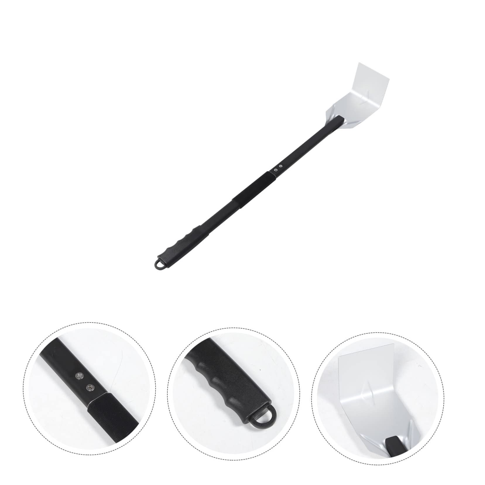 Holibanna Fireplace Cleaning Scraper with Handle Multi Function Ash Rake Tool for Efficient Removal Durable and Heat Resistant Design for Fireplaces and BBQ Grills