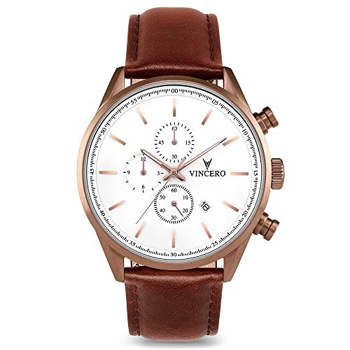 Vincero The Chrono S - Copper Cognac