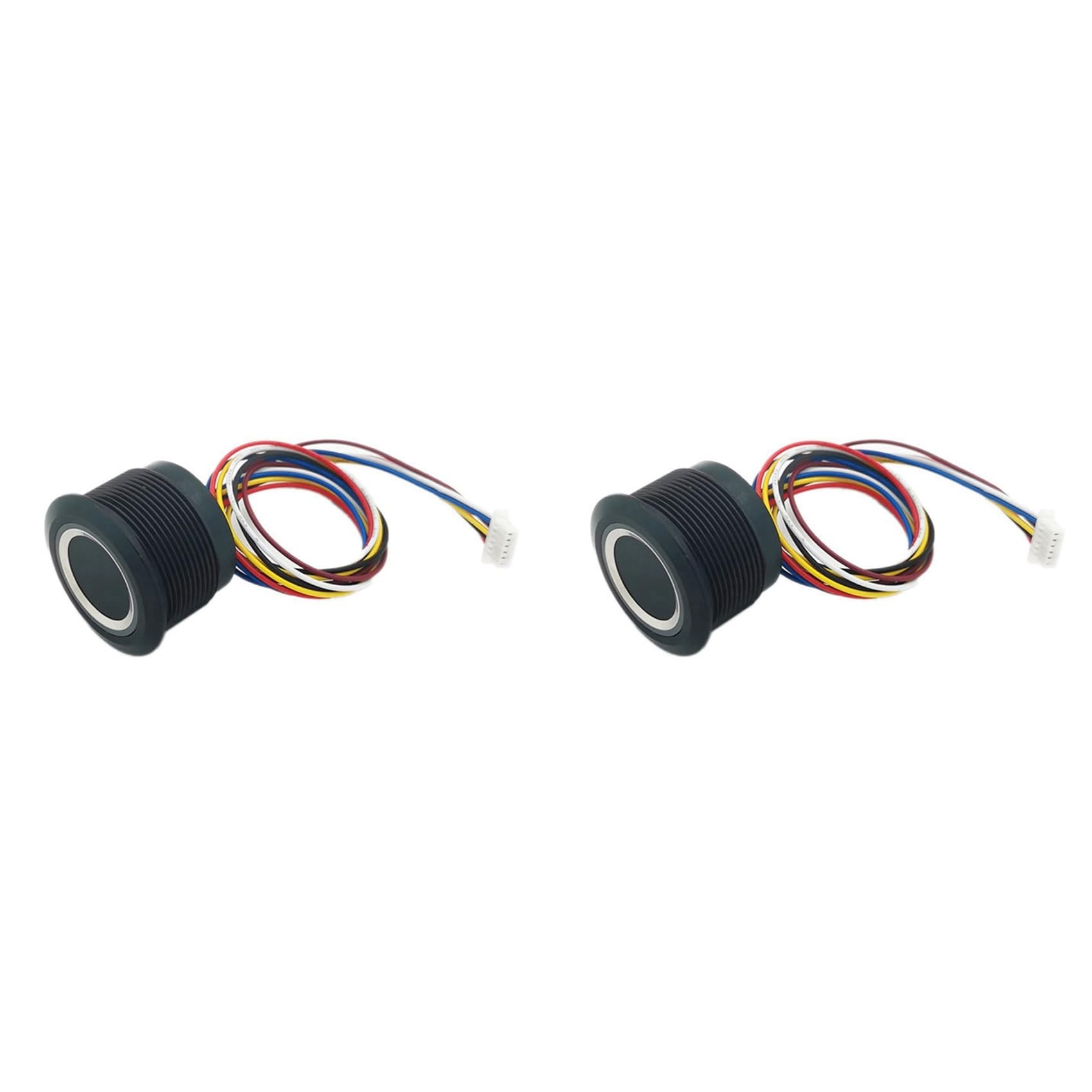 Jnchdghwa Black 2X R503 Rgb Ring Indicator Fingerprint Module Capacitive Fingerprint Module Sensor Scanner Ip65 Waterproof