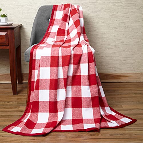 Encasa Homes Bed & Sofa Throw Blanket 127 x 152 cm...