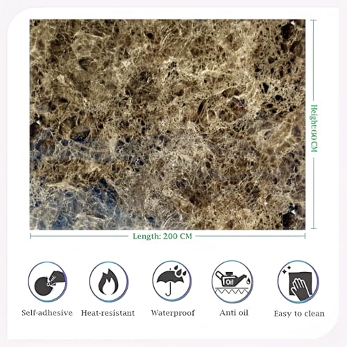 Image of JAAMSO ROYALS Vinyl Self Adhesive Wallpaper, 200 cm x 60 cm x 0.1 cm