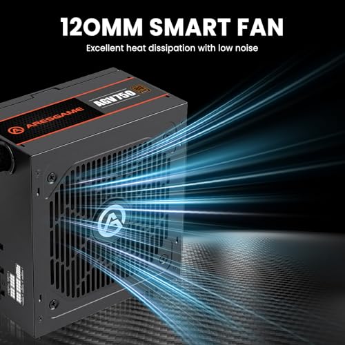 ARESGAME AGV Series 750W Power Supply, 80 Plus Bronze Certified, Semi Modular Power Supply, 5 Year Warranty - Image 5
