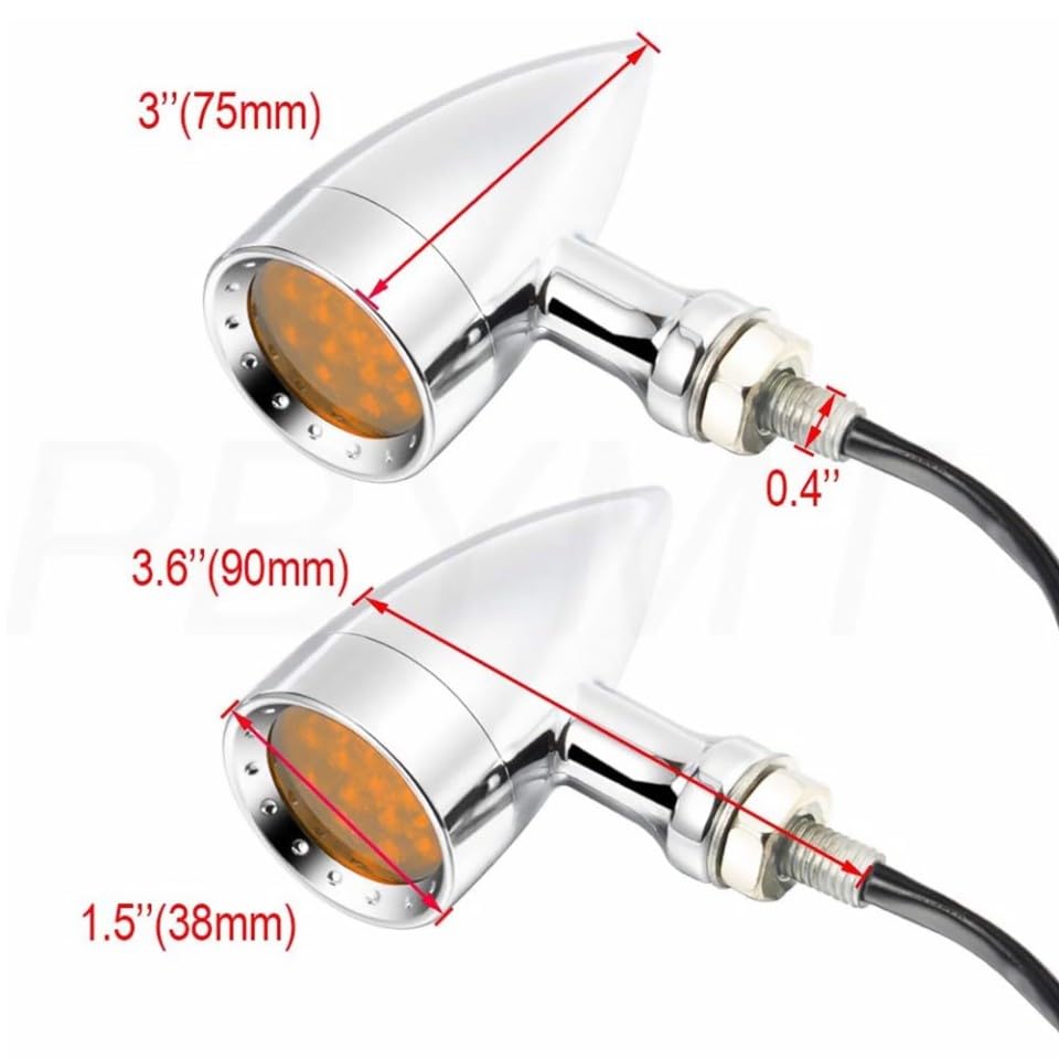 Clignotants led modifiés accessoire feux indicateurs motocyclette rétro - 2